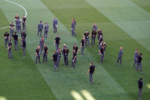 Eintracht Francfort‹‹ s team during training session. May 17,2022. (20220517362)