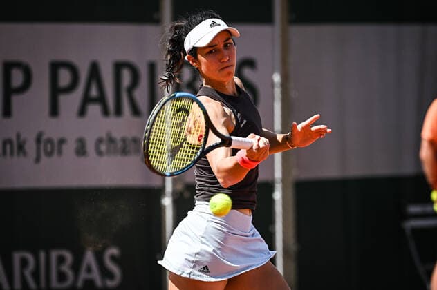 May 18, 2022, Paris, France, France: Louisa CHIRICO of United States during the Qualifying Day three of Roland-Garros 2022, French Open 2022, Grand Slam tennis tournament at the Roland-Garros stadium on May 18, 2022 in Paris, France. Paris France - ZUMAm308 20220518_zsp_m308_002 Copyright: xMatthieuxMirvillex