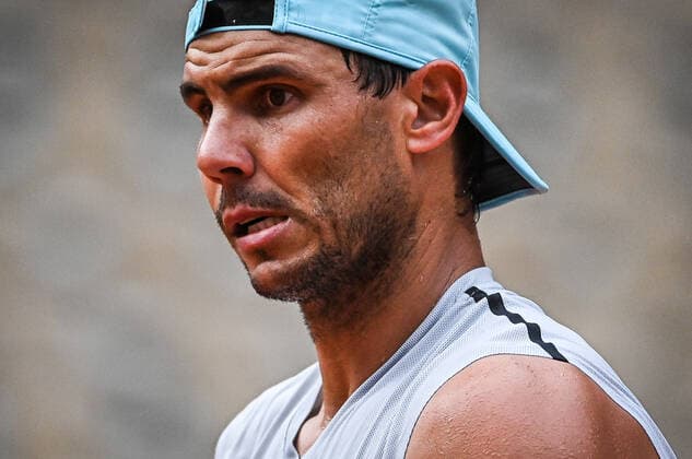 May 18, 2022, Paris, France, France: Rafael NADAL of Spain during a training session of Roland-Garros 2022, French Open 2022, Grand Slam tennis tournament at the Roland-Garros stadium on May 18, 2022 in Paris, France. Paris France - ZUMAm308 20220518_zsp_m308_045 Copyright: xMatthieuxMirvillex