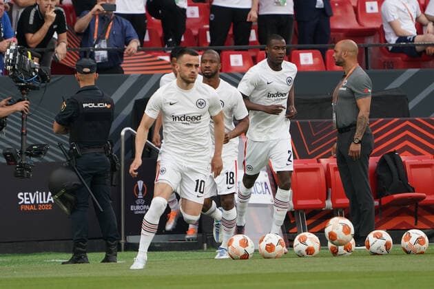 Filip Kostic Eintracht Frankfurt Sevilla 18 05 2022 Eintracht Frankfurt vs Glasgow Rangers, UEFA Europa League Final, Ramon Sanchez Pizjuan Stadium Sevilla