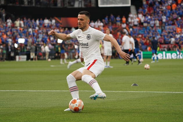 Filip Kostic Eintracht Frankfurt Sevilla 18 05 2022 Eintracht Frankfurt vs Glasgow Rangers, UEFA Europa League Final, Ramon Sanchez Pizjuan Stadium Sevilla