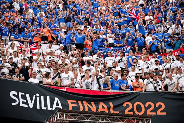Football, EL, Final, Eintracht Frankfurt - Glasgow Rangers, Before the match