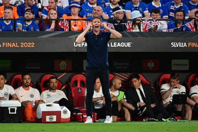Head coach Oliver Glasner Eintracht Frankfurt , Eintracht Frankfurt vs Glasgow Rangers, Europa League, Final, 18 05 2022 Copyright: xkolbert-press MarcxNiemeyerx