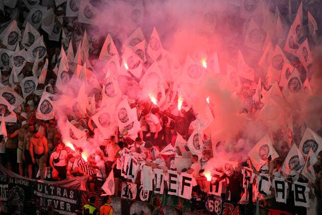 Football, EL, Final, Eintracht Frankfurt - Glasgow Rangers, Eintracht Fans