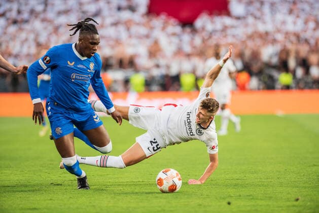 Eintracht Frankfurt x Rangers SEVILHA, AN - 18.05.2022: EINTRACHT FRANKFURT X RANGERS - Eintracht Frankfurt and Rangers in the UEFA Europa League final at Estadio Ramón Sánchez Pizjuán in Seville, AN, Spain. (Photo: Adam Escada Fotoarena) x2208020x  AdamxEscada