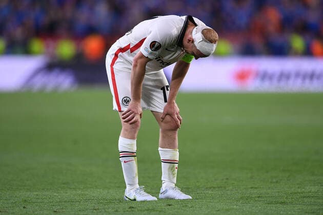 Soccer Europa League final Eintracht Frankfurt Glasgow Rangers on 18 05 2022 at the Estadio Ramon Sanchez Pizjuan in Seville Sebastian Rode Frankfurt xHDx