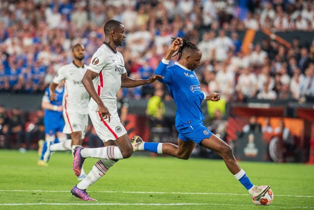 Eintracht Frankfurt x Rangers SEVILHA, AN - 18.05.2022: EINTRACHT FRANKFURT X RANGERS - Eintracht Frankfurt and Rangers in the UEFA Europa League final at Estadio Ramón Sánchez Pizjuán in Seville, AN, Spain. (Photo: Adam Escada Fotoarena) x2208170x  AdamxEscada