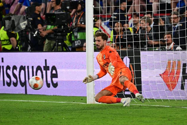 Penalty saved by Kevin Trapp 1 Eintracht Frankfurt , Eintracht Frankfurt vs Glasgow Rangers, Europa League, Final, 18 05 2022 Copyright: xkolbert-press MarcxNiemeyerx