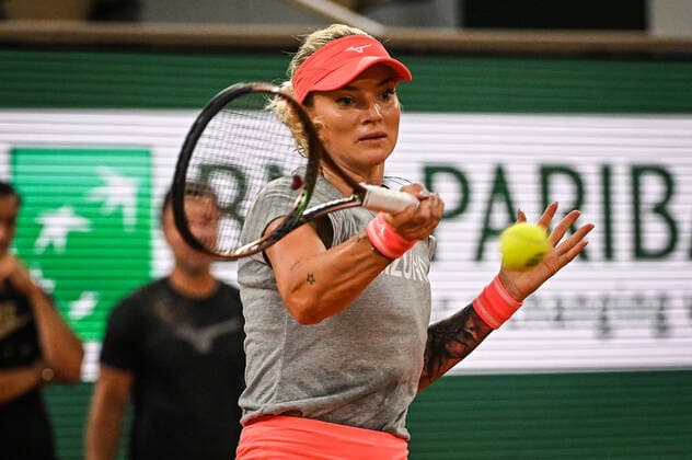 May 19, 2022, Paris, France, France: Tereza MARTINCOVA of Czech Republic during a training session of Roland-Garros 2022, French Open 2022, Grand Slam tennis tournament at the Roland-Garros stadium on May 19, 2022 in Paris, France. Paris France - ZUMAm308 20220519_zsp_m308_009 Copyright: xMatthieuxMirvillex