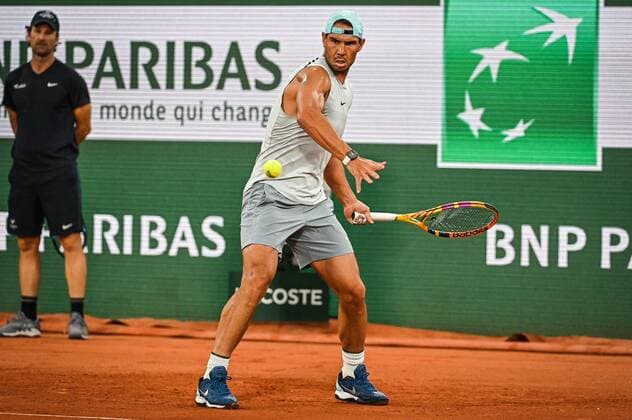 May 19, 2022, Paris, France, France: Rafael Nadal of Spain during a training session of Roland-Garros 2022, French Open 2022, Grand Slam tennis tournament at the Roland-Garros stadium on May 19, 2022 in Paris, France. Paris France - ZUMAm308 20220519_zsp_m308_021 Copyright: xMatthieuxMirvillex