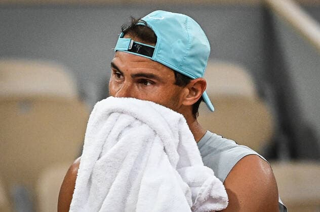 May 19, 2022, Paris, France, France: Rafael Nadal of Spain during a training session of Roland-Garros 2022, French Open 2022, Grand Slam tennis tournament at the Roland-Garros stadium on May 19, 2022 in Paris, France. Paris France - ZUMAm308 20220519_zsp_m308_024 Copyright: xMatthieuxMirvillex