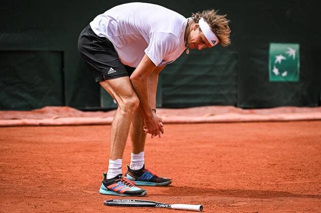 May 19, 2022, Paris, France, France: Alexander ZVEREV of Germany looks dejected during a training session of Roland-Garros 2022, French Open 2022, Grand Slam tennis tournament at the Roland-Garros stadium on May 19, 2022 in Paris, France. Paris France - ZUMAm308 20220519_zsp_m308_032 Copyright: xMatthieuxMirvillex