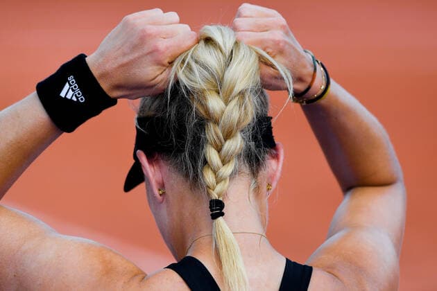 Tennis - Internationaux de Strasbourg 2022 - Angelique Kerber - Allemagne TENNIS : Internationaux de Strasbourg 2022 -France - 19 05 2022 ChrysleneCaillaud Panoramic 