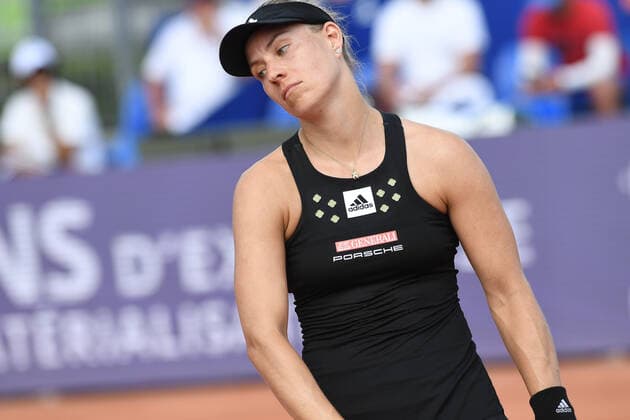 Tennis - Internationaux de Strasbourg 2022 - Angelique Kerber - Allemagne TENNIS : Internationaux de Strasbourg 2022 -France - 19 05 2022 ChrysleneCaillaud Panoramic 