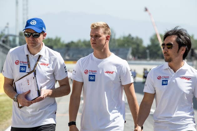 F1 Gran Prix of Spain Mick Schumacher of Haas F1 Team looks on during previews ahead of the F1 Grand Prix of Spain. Barcelona Circuit of Catalunia Monaco Copyright: xCristianoxBarnix