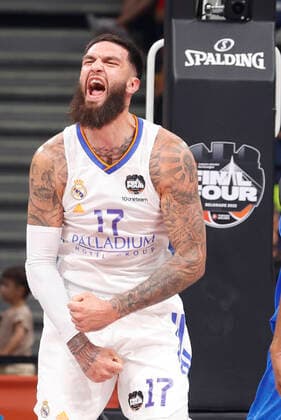 Sport Themen der Woche KW20 Real Madrid s Vincent Poirier rects during the Euroleague Final Four basketball match between Barcelona and Real Madrid held at Bergrade, Serbia, 19 May 2022. Barcelona vs. Real Madrid !ACHTUNG: NUR REDAKTIONELLE NUTZUNG!  Copyright: xSERGIOxPEREZx GRAF6485 20220519-361f78e5476fea6249b97bf7df9b16f7b9e8bbb8