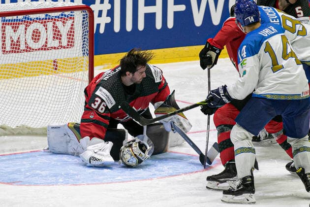 THOMPSON Logan (Canada) during World Championship, WM, Weltmeisterschaft - Canada vs Kazakhstan, Ice hockey, Eishockey in Helsinki, Finland, May 19 2022  Copyright: xAndreaxRex xipa-agency.netx xx 0
