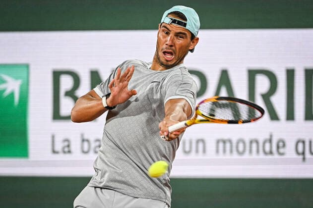 May 20, 2022, Paris, France, France: Rafael NADAL of Spain during a training session of Roland-Garros 2022, French Open 2022, Grand Slam tennis tournament at the Roland-Garros stadium on May 20, 2022 in Paris, France. Paris France - ZUMAm308 20220520_zsp_m308_011 Copyright: xMatthieuxMirvillex