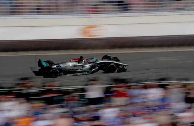 20 05 2022, Circuit de Catalunya, Barcelona, F1 Pirelli Grand Prix of Spain 2022 , in picture George Russel GBR , Mercedes AMG Petronas Formula One Team photo EU Images Barcelona Circuit de Catalunya Catalunya Spain  eu-images-506