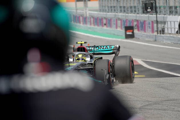F1 Pirelli Grand Prix of Spain 2022 20 05 2022, Circuit de Catalunya, Barcelona, F1 Pirelli Grand Prix of Spain 2022 , in picture Lewis Hamilton GBR , Mercedes AMG Petronas Formula One Team nordphotoxGmbHx xBratic nph00250