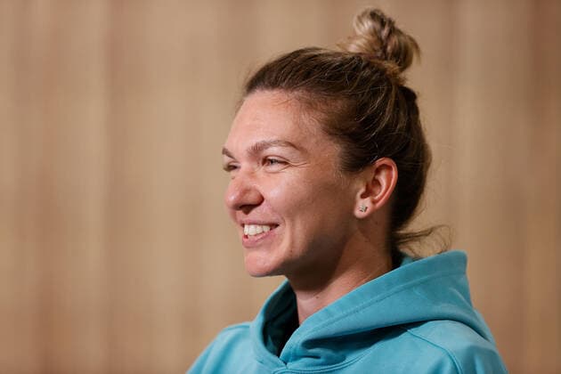20 05 2022, tennis, French Open 2022 Roland Garros, FRA, Paris, Roland Garros, press conference picture v li Simona Halep RUM Copyright: HMBxMedia AntonioxBorga