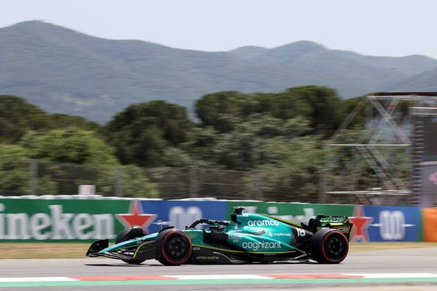20 05 2022, Circuit de Catalunya, Barcelona, F1 Pirelli Grand Prix of Spain 2022 , in picture Lance Stroll CAN , Aston Martin Aramco Cognizant Formula One Team Photo EU Images Barcelona Circuit de Catalunya Catalunya Spain  eu-images-506