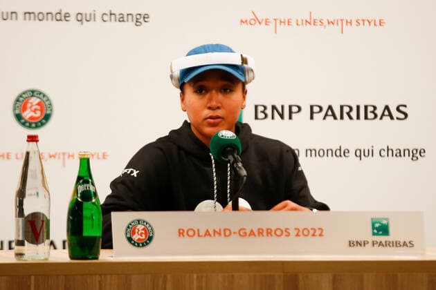 20 05 2022, tennis, French Open 2022 Roland Garros, FRA, Paris, Roland Garros, press conference picture v li Naomi Osaka JPN Copyright: HMBxMedia AntonioxBorga