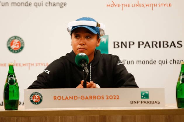 20 05 2022, tennis, French Open 2022 Roland Garros, FRA, Paris, Roland Garros, press conference picture v li Naomi Osaka JPN Copyright: HMBxMedia AntonioxBorga