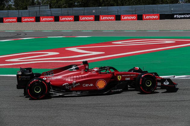 May 20, 2022, Barcelona, Spain: Barcelona, Spain, Circuit de Barcelona-Catalunya, May 20, 2022, Charles Leclerc (MON) Ferrari F1-75 during FORMULA 1 PIRELLI GRAN PREMIO DE ESPAo˜A 2022 Practice - Formula 1 Championship. Formula 1 Championship - FORMULA 1 PIRELLI GRAN PREMIO DE ESPANA 2022 Practice, Barcelona, Spain - ZUMAl164 20220520_zsa_l164_044 Copyright: xAlessioxDexMarcox