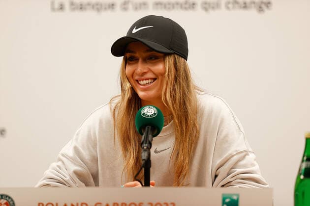 20 05 2022, tennis, French Open 2022 Roland Garros, FRA, Paris, Roland Garros, press conference picture v li Paula Badosa ESP Copyright: HMBxMedia AntonioxBorga