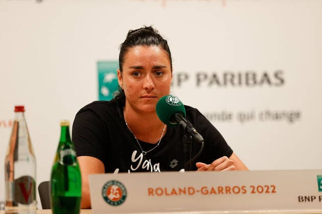 20 05 2022, tennis, French Open 2022 Roland Garros, FRA, Paris, Roland Garros, press conference image v li Ons Jabeur TUN Copyright: HMBxMedia AntonioxBorga