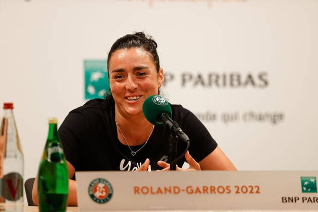 20 05 2022, tennis, French Open 2022 Roland Garros, FRA, Paris, Roland Garros, press conference image v li Ons Jabeur TUN Copyright: HMBxMedia AntonioxBorga