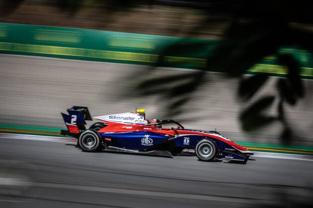 02 STANEK Roman (cze), Trident Racing, Dallara F3, action during the 3rd round of the 2022 FIA Formula 3 Championship, on the Circuit de Barcelona-Catalunya, from May 20 to 22, 2022 in Montmelo, Spain - AUTO - FORMULA 3 2022 - BARCELONA DPPI Panoramic  BAR_GP_DL-4065-3