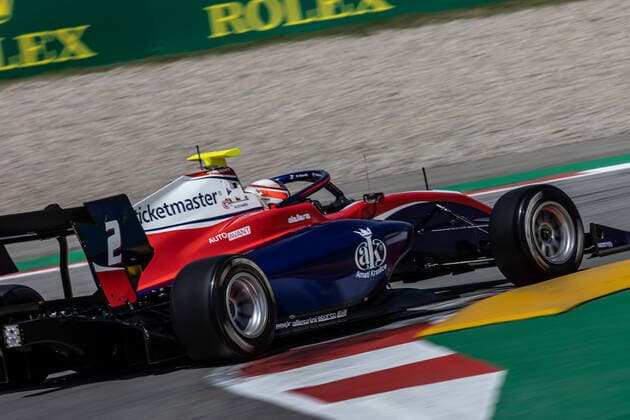 02 STANEK Roman (cze), Trident Racing, Dallara F3, action during the 3rd round of the 2022 FIA Formula 3 Championship, on the Circuit de Barcelona-Catalunya, from May 20 to 22, 2022 in Montmelo, Spain - AUTO - FORMULA 3 2022 - BARCELONA DPPI Panoramic  BAR_GP_DL-5479