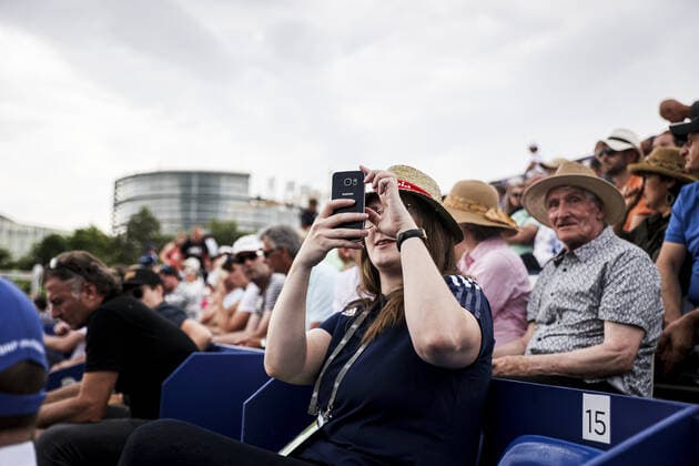 May 20, 2022 Strasbourg, France:, in action during 2022 Internationaux de Strasbourg TENNIS : Internationaux de Strasbourg IS22 - 20 05 2022 ElyxandroCegarra Panoramic 