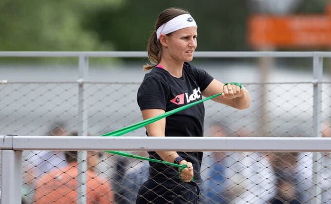 Belgian Greet Minnen pictured during a training session ahead of the Roland Garros French Open tennis tournament, in Paris, France, Friday 20 May 2022. This year s tournament takes place from 22 May to 5 June. BENOITxDOPPAGNE  x35327082x