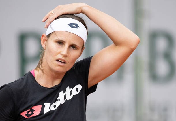 Belgian Greet Minnen pictured during a training session ahead of the Roland Garros French Open tennis tournament, in Paris, France, Friday 20 May 2022. This year s tournament takes place from 22 May to 5 June. BENOITxDOPPAGNE  x35327121x