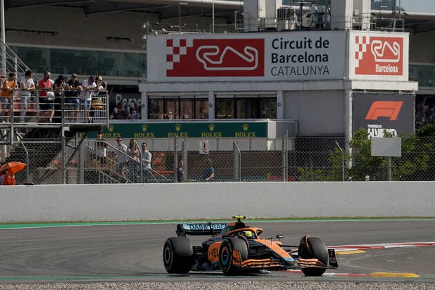 F1 Pirelli Grand Prix of Spain 2022 20 05 2022, Circuit de Catalunya, Barcelona, F1 Pirelli Grand Prix of Spain 2022 , in the picture Lando Norris GBR , McLaren F1 Team nordphotoxGmbHx xBratic nph00250