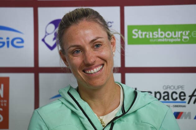 Tennis, WTA Tournament in Strasbourg, Angelique Kerber Press Conference