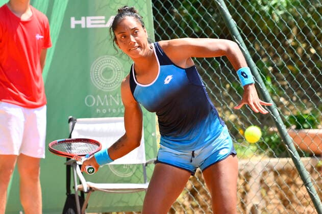 Italy: Daniela Seguel vs Deborah Chiesa 4-6 4-6 Daniela Seguel (CIL) during the ITF 17th Edition-RCCTR 150th Anniversary, BMW Rome Cup, at Reale Circolo Canottieri Tevere Remo, Rome, Italy. Rome Italy Copyright: DomenicoxCippitelli
