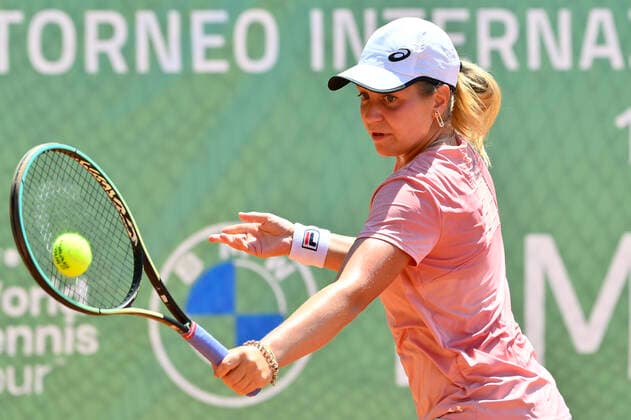 Women s quarter-finals - ITF 17th Edition - RCCTR 150th Anniversary Irina Chroma?ëva (RUS) during the ITF 17th Edition-RCCTR 150th Anniversary, BMW Rome Cup, at Reale Circolo Canottieri Tevere Remo, Rome, Italy. Rome Italy Italy Circolo Canottieri Tevere Remo Copyright: DomenicoxCippitelli