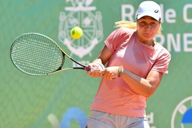 Women s quarter-finals - ITF 17th Edition - RCCTR 150th Anniversary Irina Chroma?ëva (RUS) during the ITF 17th Edition-RCCTR 150th Anniversary, BMW Rome Cup, at Reale Circolo Canottieri Tevere Remo, Rome, Italy. Rome Italy Italy Circolo Canottieri Tevere Remo Copyright: DomenicoxCippitelli