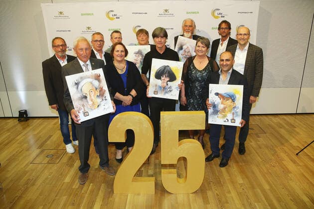 Stuttgart , Landessportverband Baden Württemberg awards the Trainer Prize for the 25th time , Prize winner with Joachim Löw