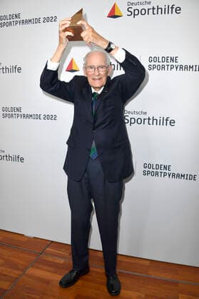 Hans Wilhelm Gäb at the presentation of the 2022 Golden Sports Pyramid at Deutsche Telekom AGs Berlin Representative Office, 20 05 2022 Foto:xN.xKubelkax xFuturexImage