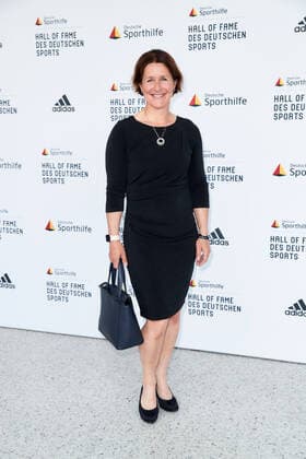 Uschi Disl at the presentation of the Golden Sports Pyramid at the Telekom Capital Representative Office in Berlin Copyright Eventpress Golejewski 20 05 2022 Copyright: xEventpressxGolejewskix