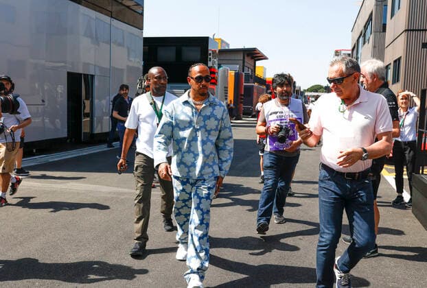 44 Lewis Hamilton GBR, Mercedes AMG Petronas F1 Team , F1 Grand Prix of Spain at Circuit de Barcelona Catalunya on May 21, 2022 in Barcelona, Spain Photo by HOCH ZWEI Barcelona Spain