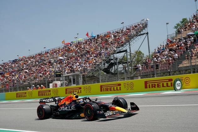 F1 Pirelli Grand Prix of Spain 2022 21 05 2022, Circuit de Catalunya, Barcelona, F1 Pirelli Grand Prix of Spain 2022 , in picture Sergio Perez MEX , Oracle Red Bull Racing nordphotoxGmbHx xBratic nph00250