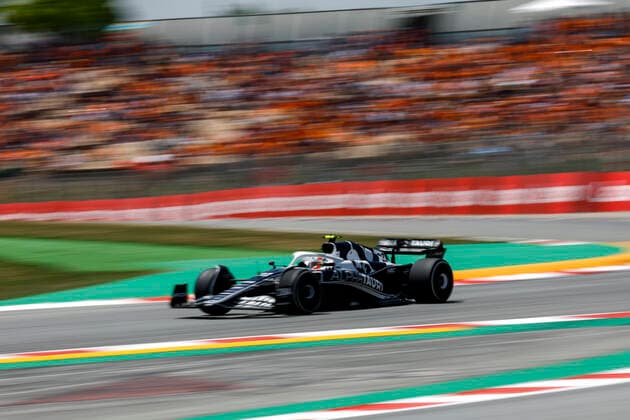22 Yuki Tsunoda JPN, Scuderia AlphaTauri , F1 Grand Prix of Spain at Circuit de Barcelona Catalunya on May 21, 2022 in Barcelona, Spain Photo by HOCH ZWEI Barcelona Spain