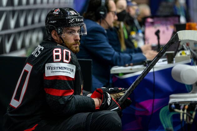 21 05 2022, Helsinki, Helsinki Ice Hall, 2022 IIHF Ice Hockey World Championship Canada Switzerland, 80 Pierre Luc Dubois Canada Helsinki Helsinki Ice Hall Uusimaa Finland  Copyright: xJustPictures.ch AndreaxBrancax