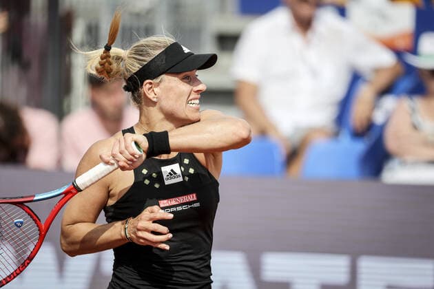 May 21, 2022 Strasbourg, Final tennis, Angelique Kerber (GER) 2022 Internationaux de Strasbourg TENNIS : Internationaux de Strasbourg IS22 - 21 05 2022 ElyxandroCegarra Panoramic 